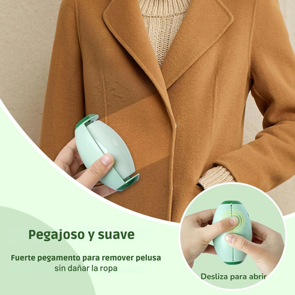 Rodillo quita pelusa Eco-Pro lavable, portátil y de máxima adherencia