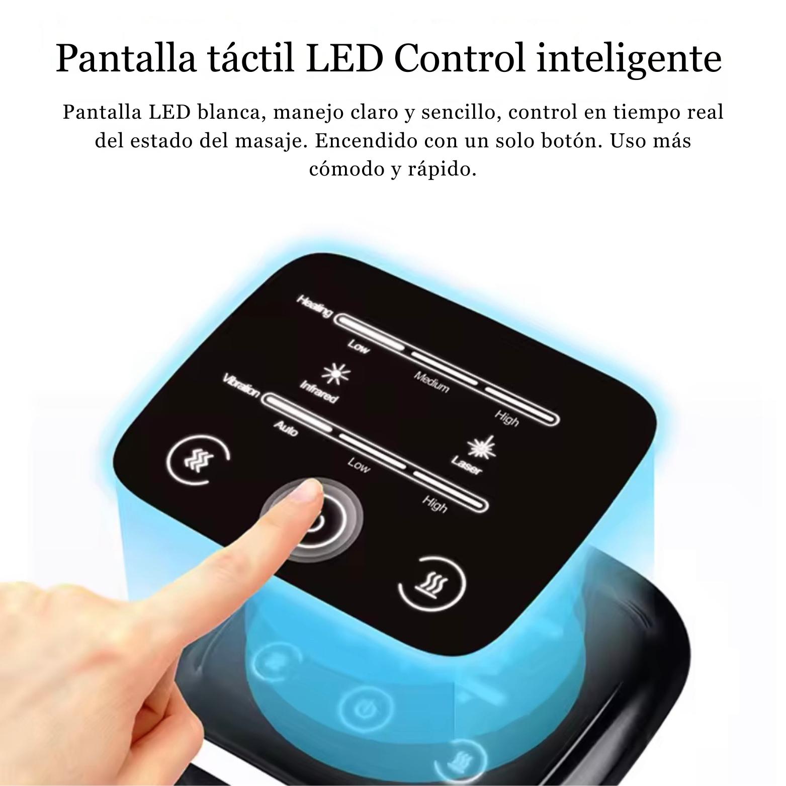 HEALWARE 2.0 - Masajeador Profesional con Luz Roja de Grado Médico