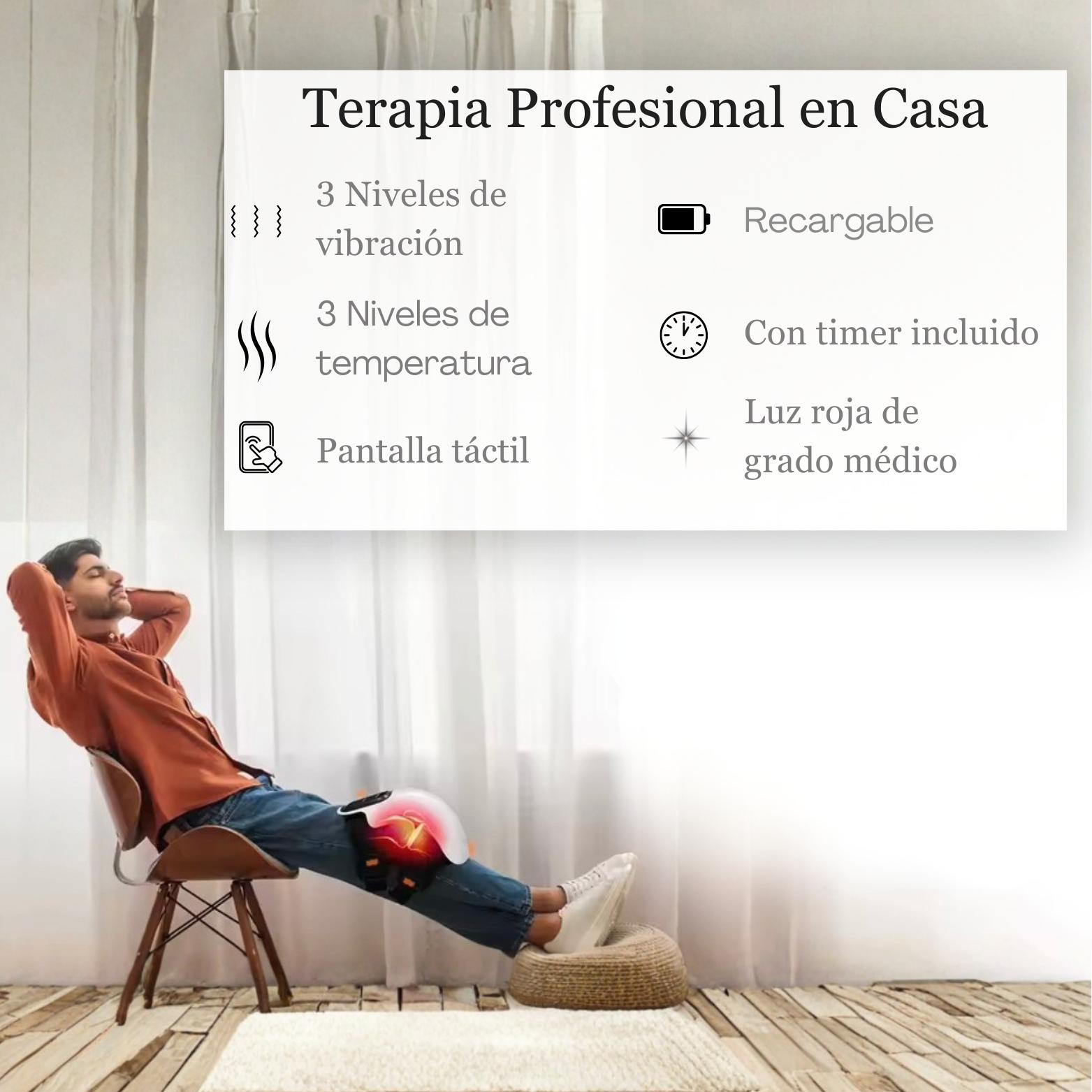 HEALWARE 2.0 - Masajeador Profesional con Luz Roja de Grado Médico